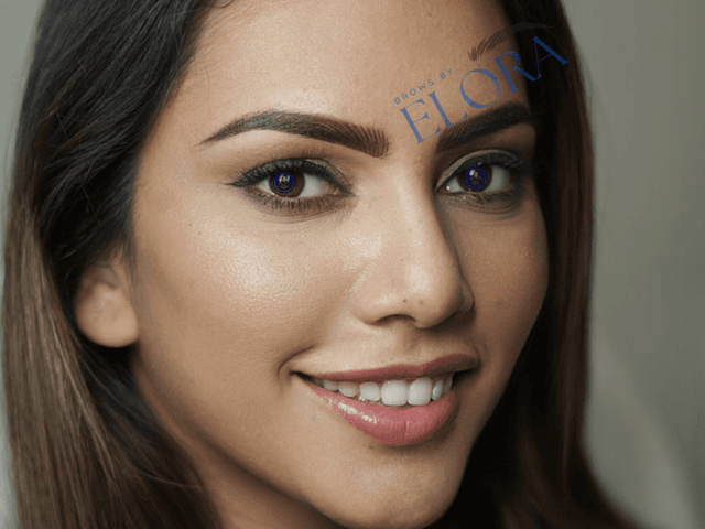 Microblading treatment for fuller eyebrows