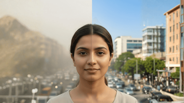 how-pollution-skin-damage-india-weather